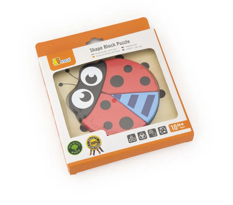 VIGA 50168 Pierwsze Puzzle Maluszka - Biedronka