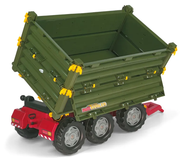 ROLLY TOYS 125012 Przyczepa ROLLY-Multi Trailer 3-OSIE