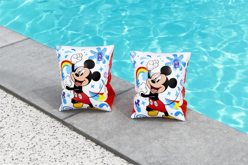 BESTWAY 91002 DISNEY Rękawki Do Nauki Pływania Mickey I Przyjaciele 23cm