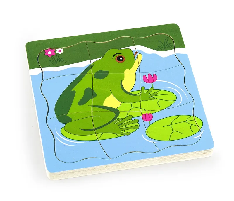 VIGA 59516VG Puzzle - Jak Rośnie Żabka