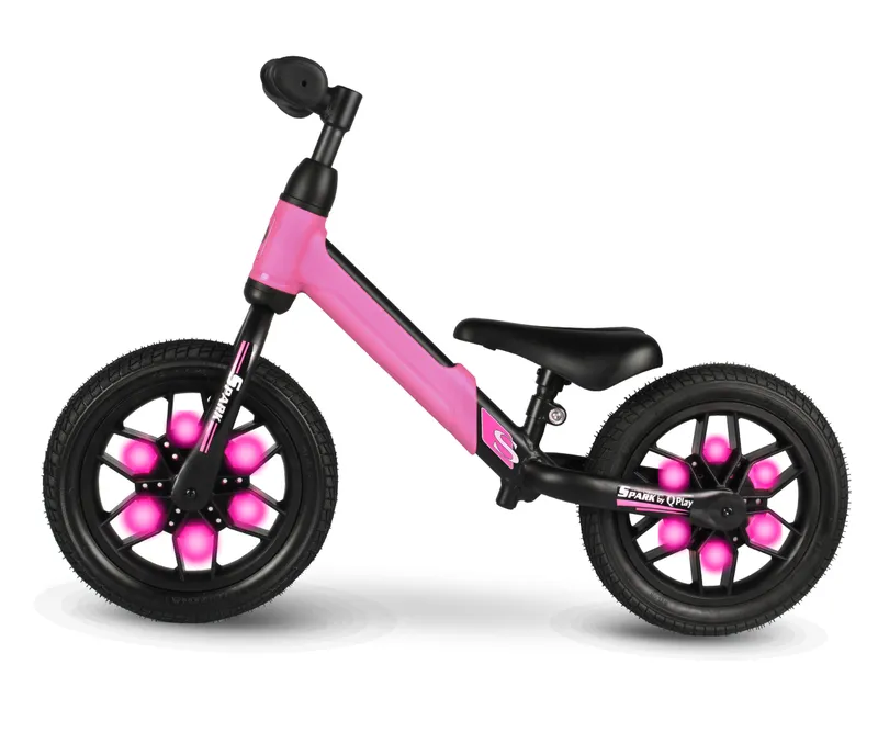 QPLAY Rowerek Biegowy Spark Pink
