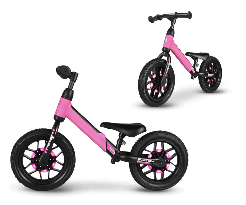 QPLAY Rowerek Biegowy Spark Pink