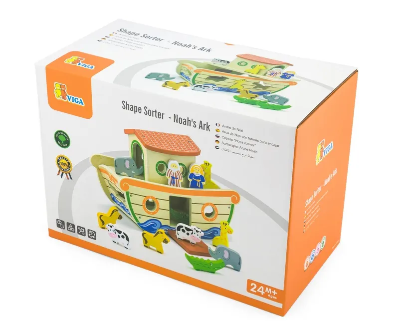 VIGA 51625 Sorter Kształtów Arka Noego