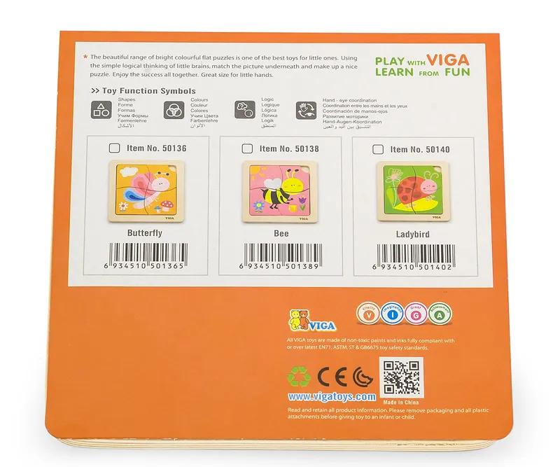 VIGA 50140 Puzzle Na Podkładce - Biedronka