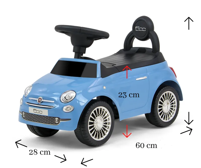 Pojazd FIAT 500 Blue MILLY MALLY