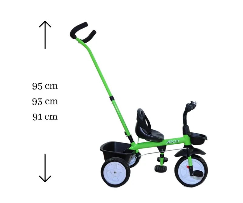 Rowerek Trójkołowy Axel Green MILLY MALLY