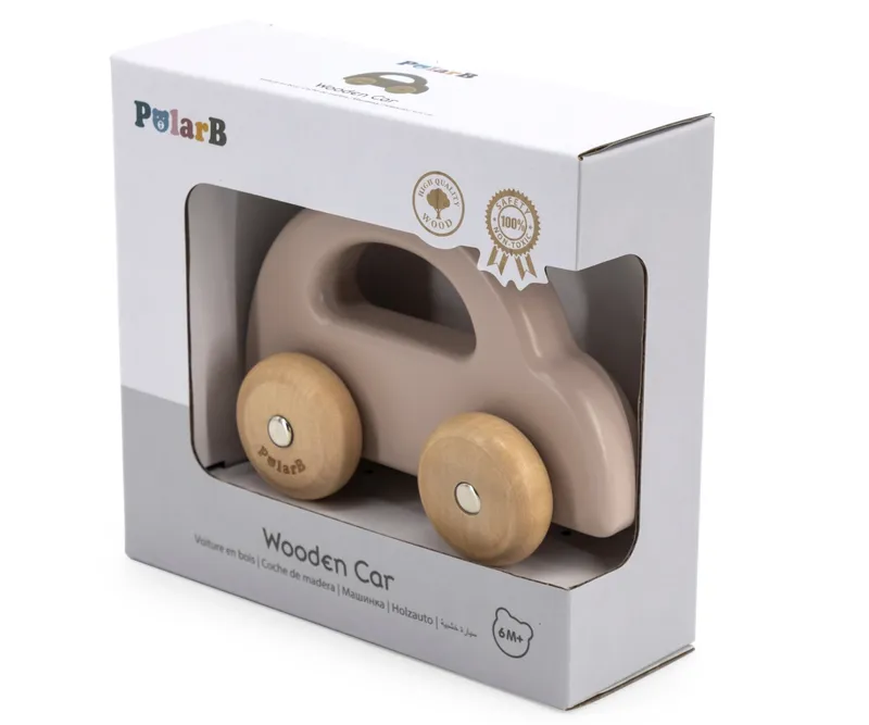 VIGA 44225 PolarB Drewniane Autko Dla Malucha