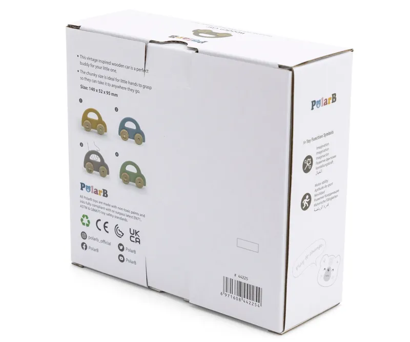 VIGA 44225 PolarB Drewniane Autko Dla Malucha