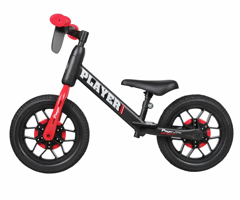 QPLAY Rowerek Biegowy Player Red