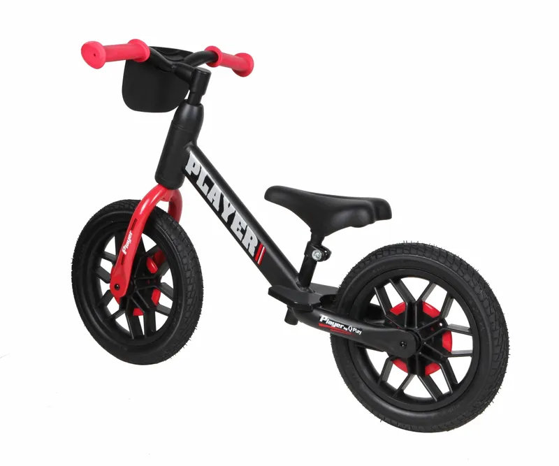 QPLAY Rowerek Biegowy Player Red