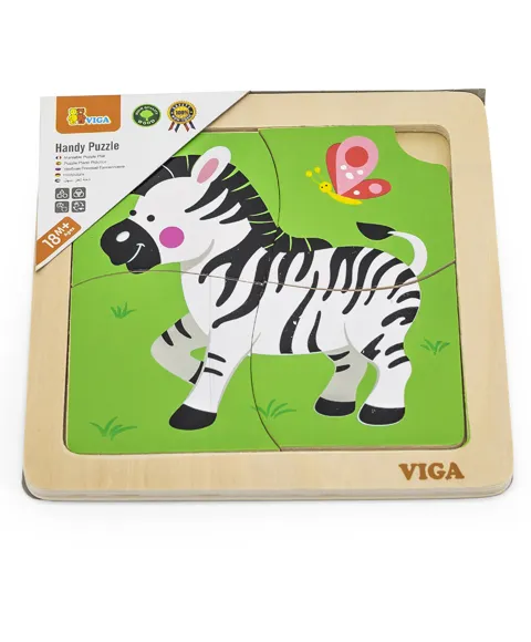 VIGA 51317 Puzzle Na Podkładce-Zebra