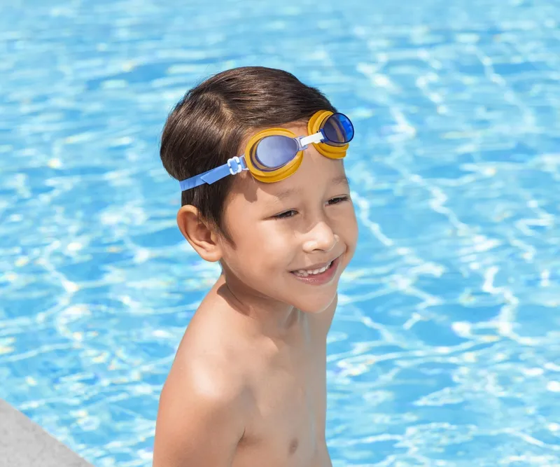 BESTWAY 21002 Aqua Burst Essential Okulary Do Pływania Niebieskie