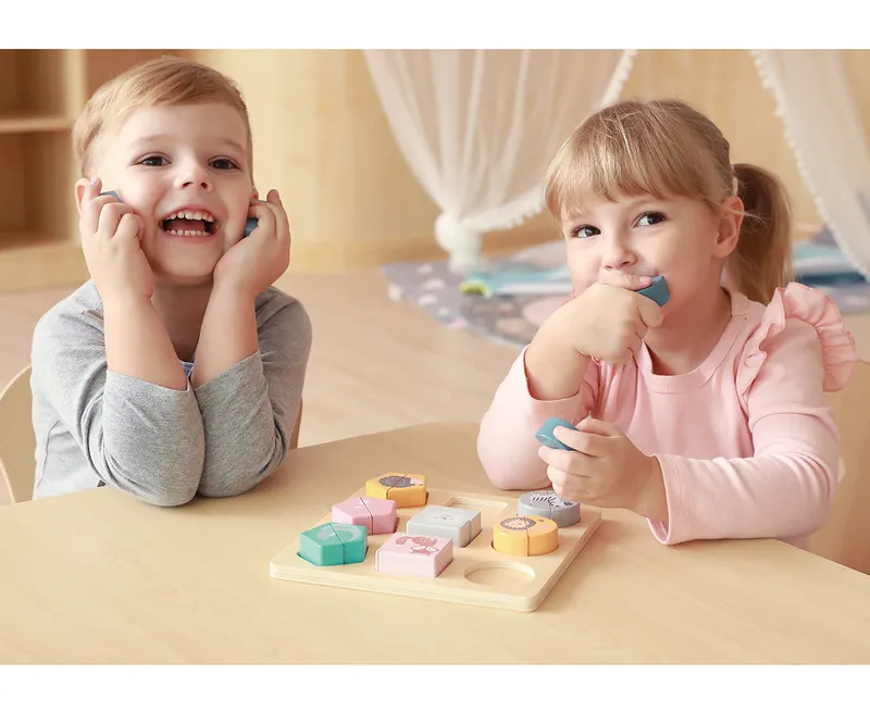 VIGA 44012 PolarB Układanka 2w1 Puzzle - Kształty
