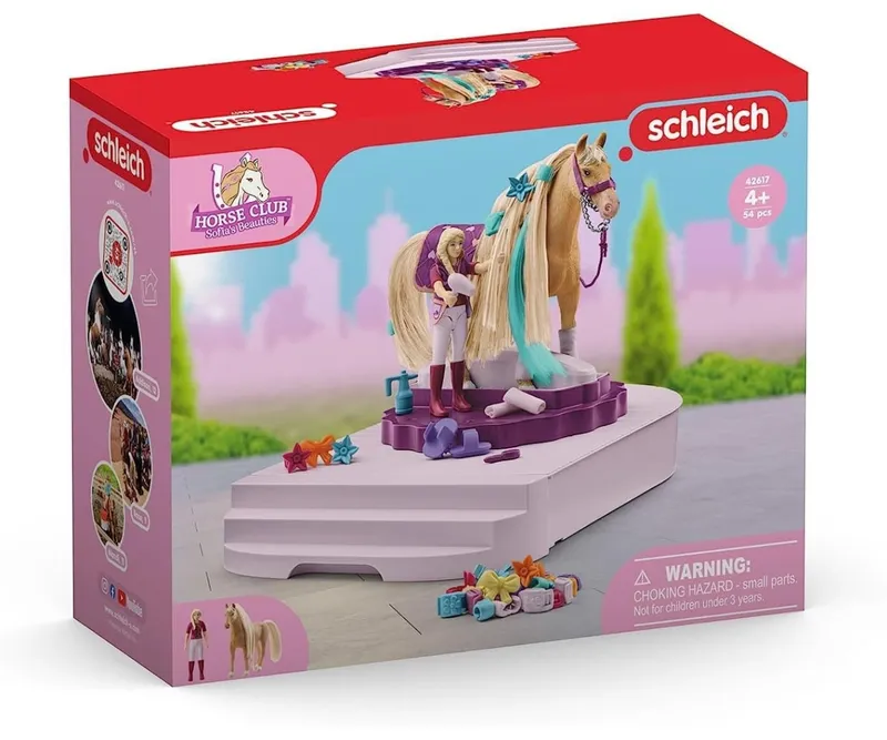 Schleich 42617 Obrotowa Stacja Pielęgnacji Koni