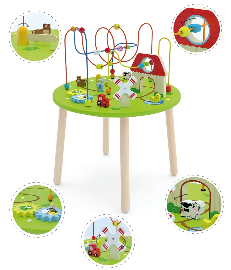 VIGA 50670 Stolik Edukacyjny Farma
