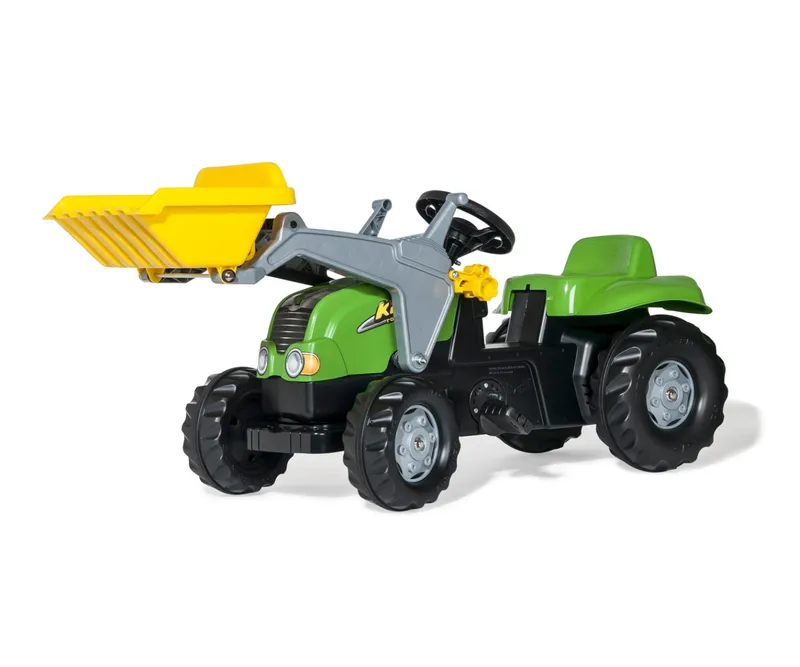 ROLLY TOYS 023134 Traktor ROLLY Kid X Z Łyżka I Przyczepa - Zielony