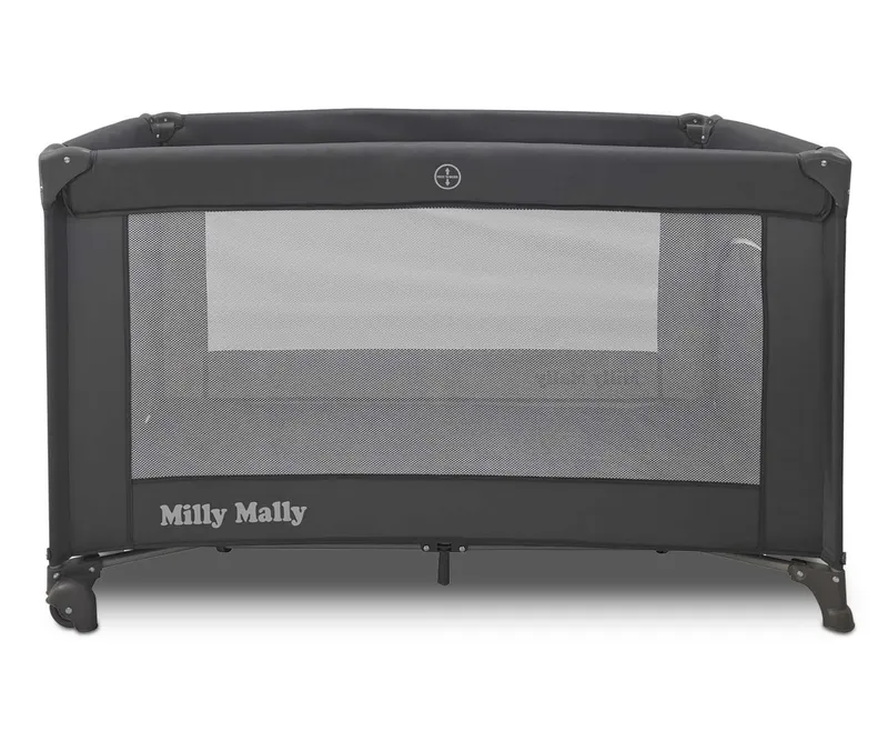 MILLY MALLY Łóżeczko Turystyczne Mirage Dark Grey