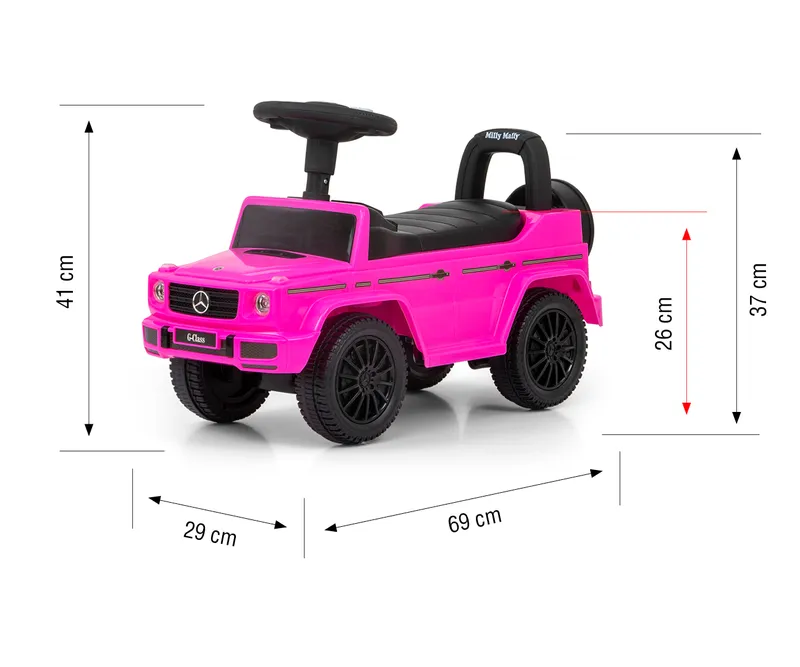 Pojazd MERCEDES G350D Pink S MILLY MALLY