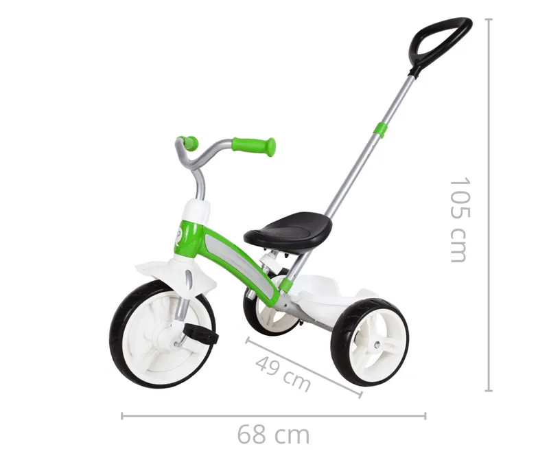 QPLAY Rowerek Trójkołowy Elite Plus Green