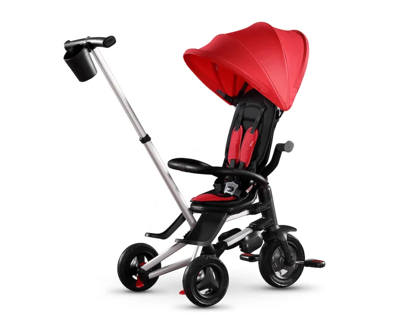 QPLAY Rowerek Trójkołowy Nova+ Rubber Red