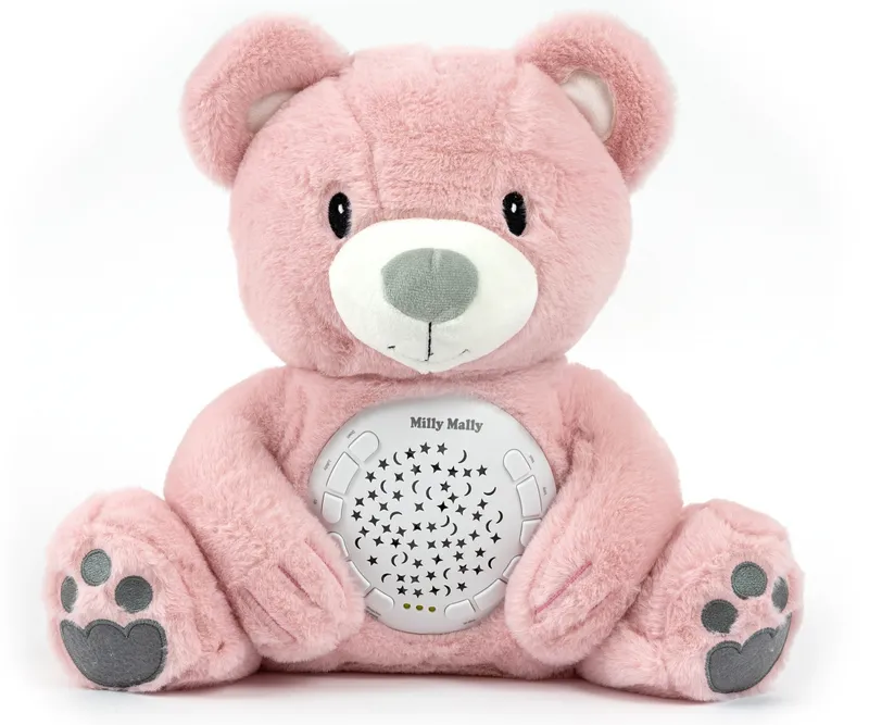 MILLY MALLY Zabawka Pluszowa Z Projektorem MILLY Bear Pink
