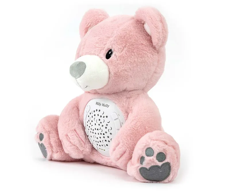 MILLY MALLY Zabawka Pluszowa Z Projektorem MILLY Bear Pink