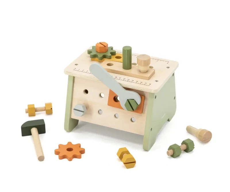 VIGA 44249 PolarB Skrzynka 2w1 - Stolik Małego Majsterkowicza