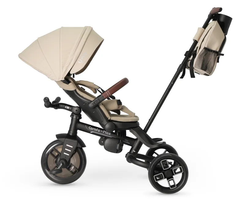 QPLAY Rowerek Trójkołowy Comfo Max Beige