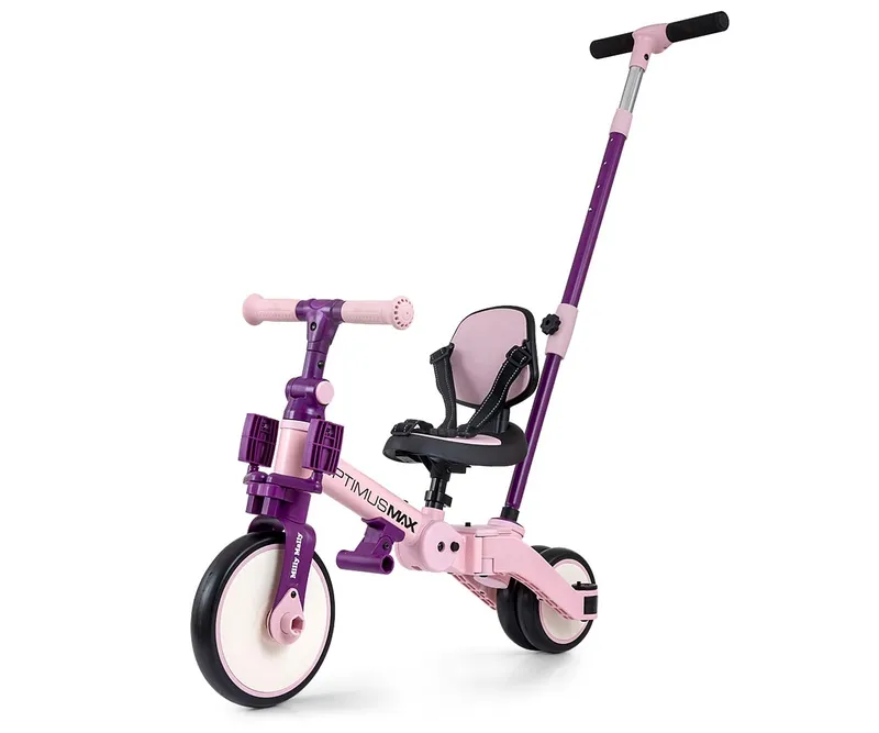 MILLY MALLY Rowerek 5w1 Optimus Max Pink