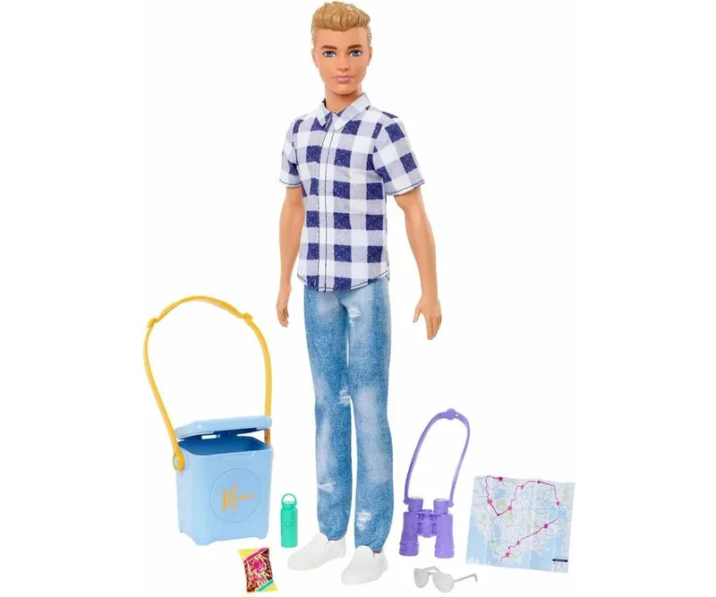 MATTEL HHR66 BARBIE Lalka Kemping Ken