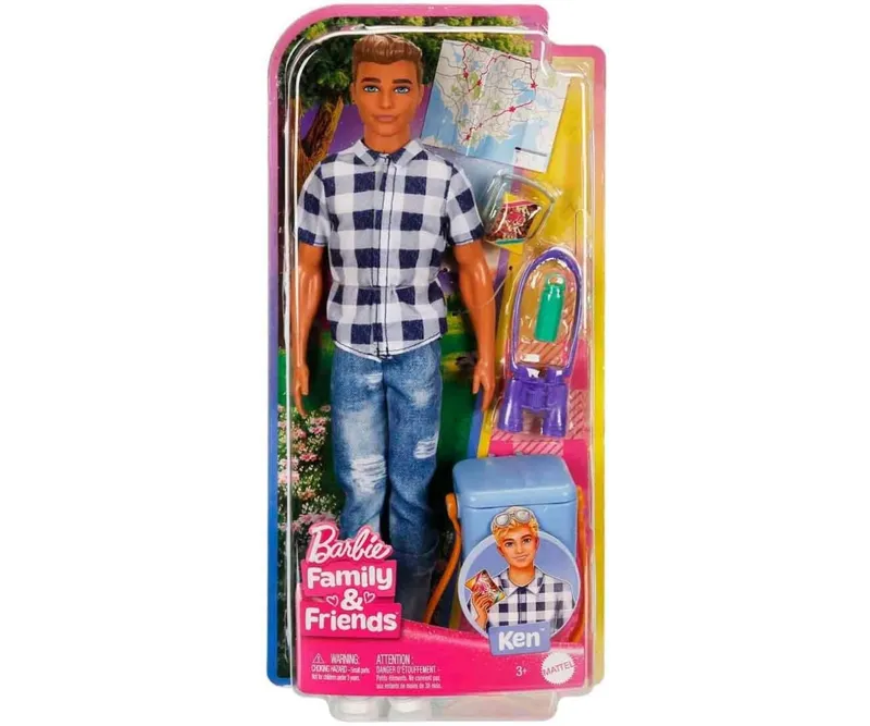 MATTEL HHR66 BARBIE Lalka Kemping Ken