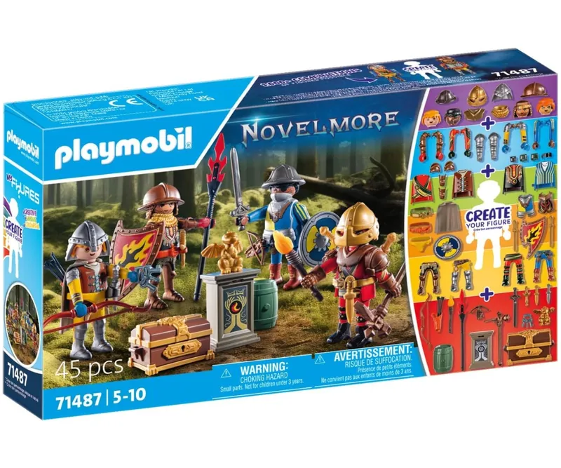 PLAYMOBIL 71487 Klocki Konstrukcyjne Rycerze Novelmore 45 Elementów