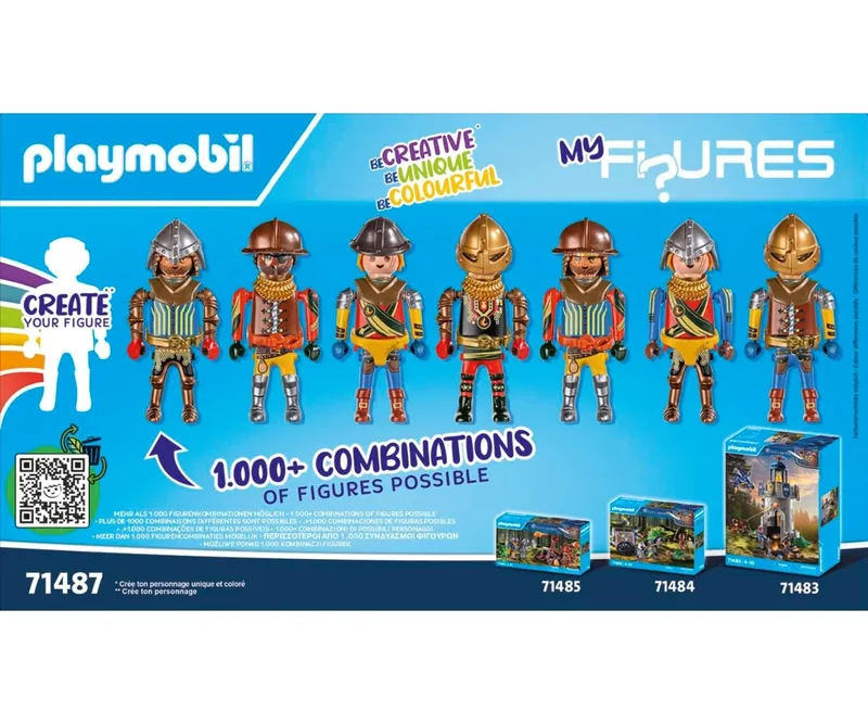 PLAYMOBIL 71487 Klocki Konstrukcyjne Rycerze Novelmore 45 Elementów