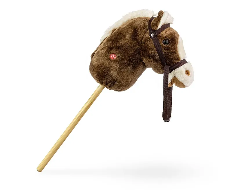 MILLY MALLY Hobby Koń Na Kiju Dark Brown