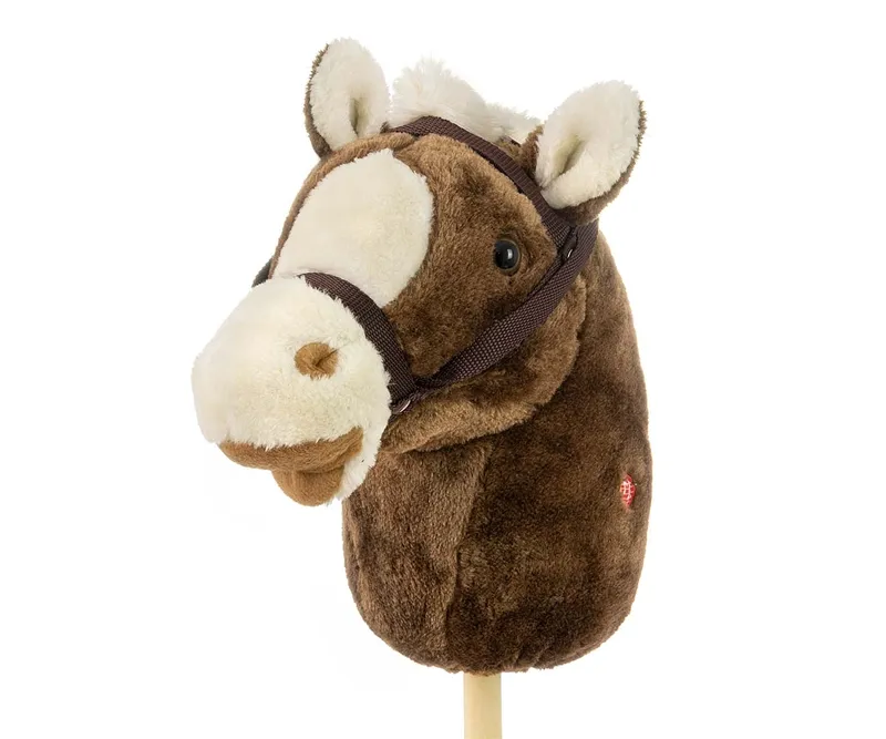 MILLY MALLY Hobby Koń Na Kiju Dark Brown