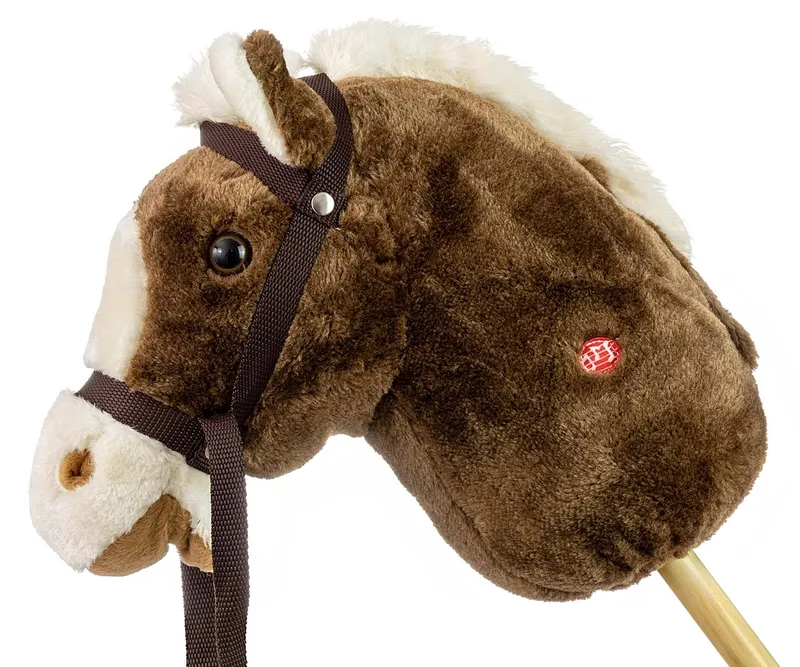 MILLY MALLY Hobby Koń Na Kiju Dark Brown