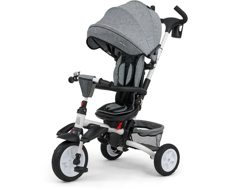 MILLY MALLY Rowerek Trójkołowy 6w1 Stanley Rubber Grey