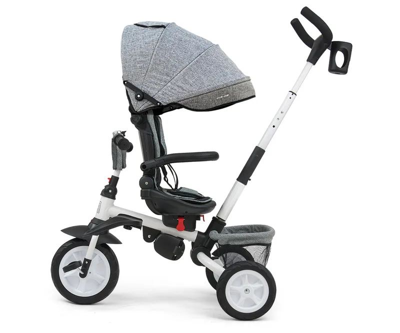 MILLY MALLY Rowerek Trójkołowy 6w1 Stanley Rubber Grey