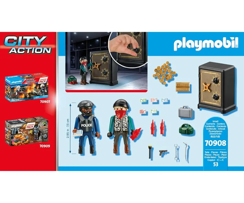 PLAYMOBIL 70908 Włamanie Do Sejfu