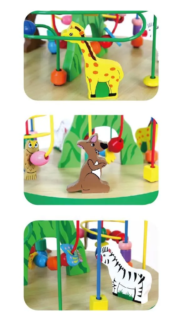 VIGA 58971 Stolik Edukacyjny Zwierzyniec
