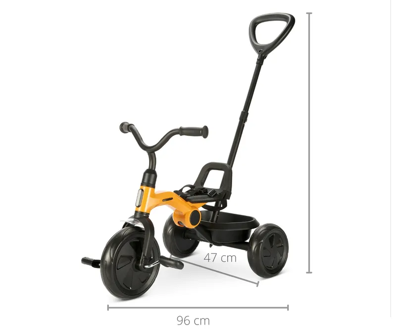 QPLAY Rowerek Trójkołowy Ant Plus Yellow