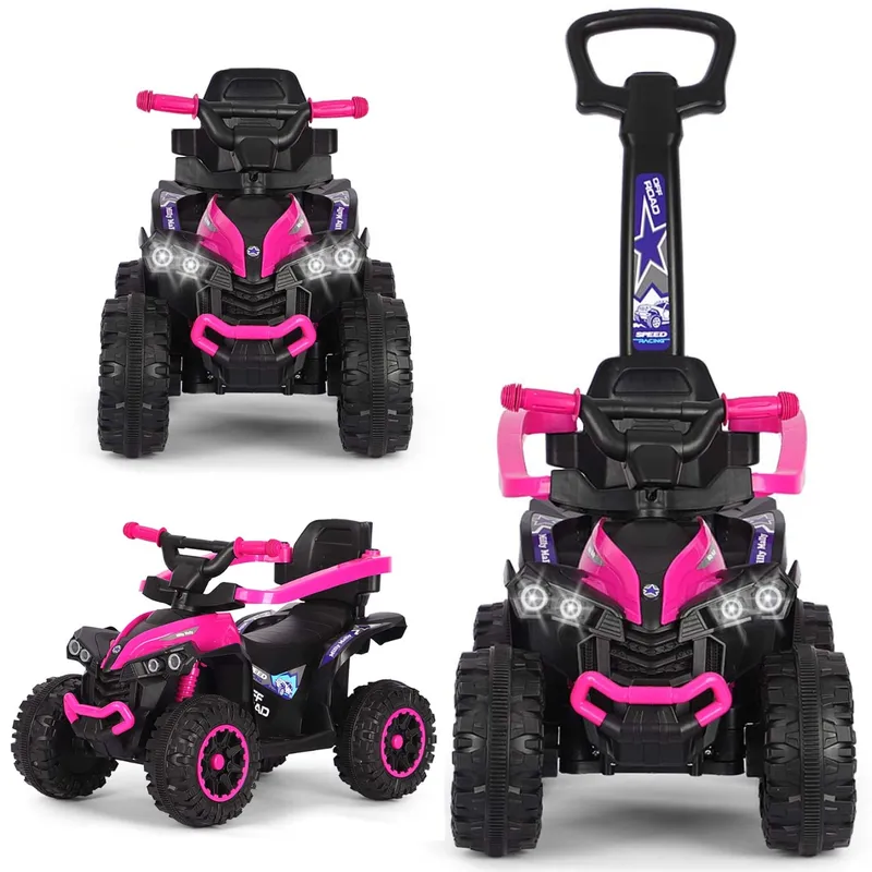 MILLY MALLY Pojazd Z Rączką Wild Pink