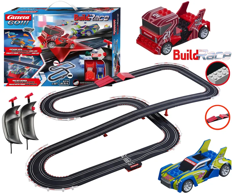 CARRERA Go 20062531 Build'n Race - Racing Set 6,2m