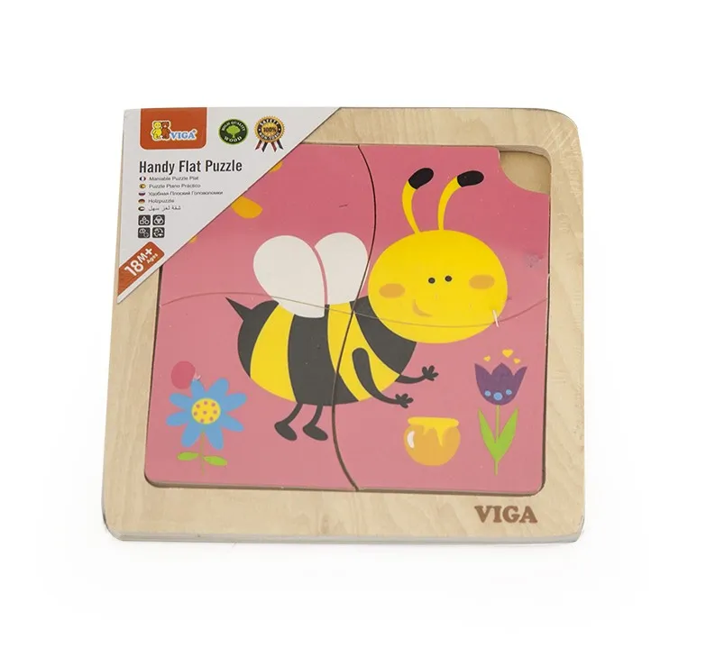 VIGA 50138 Puzzle Na Podkładce - Pszczółka