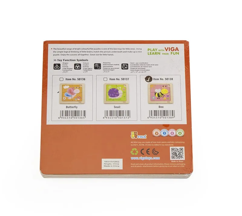 VIGA 50138 Puzzle Na Podkładce - Pszczółka
