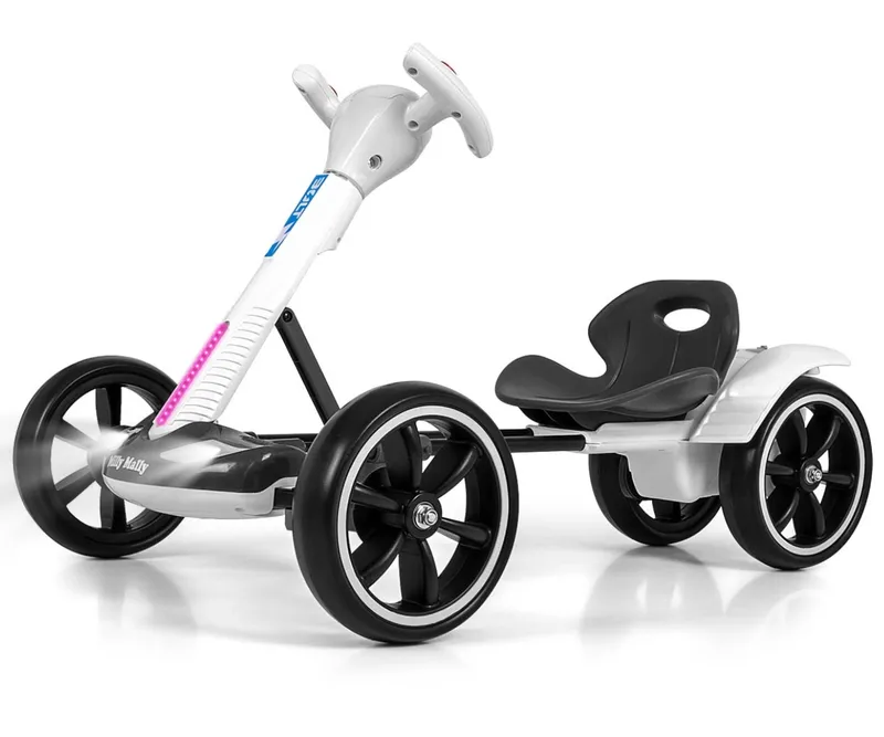 MILLY MALLY Pojazd Na Akumulator Gokart Bolt White