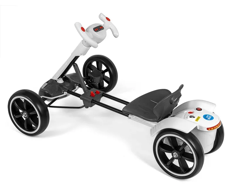 MILLY MALLY Pojazd Na Akumulator Gokart Bolt White