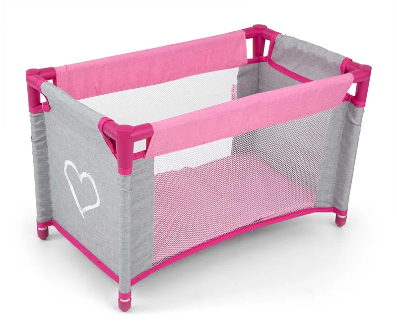 MILLY MALLY Łóżeczko Dla Lalek Lisa Prestige Pink