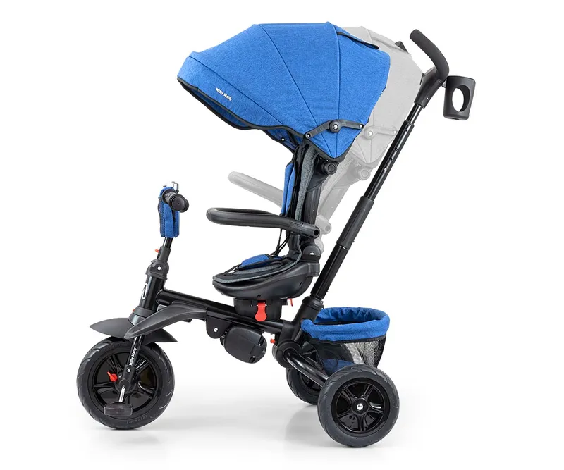 Rowerek Trójkołowy Stanley Rubber Navy-Black MILLY MALLY