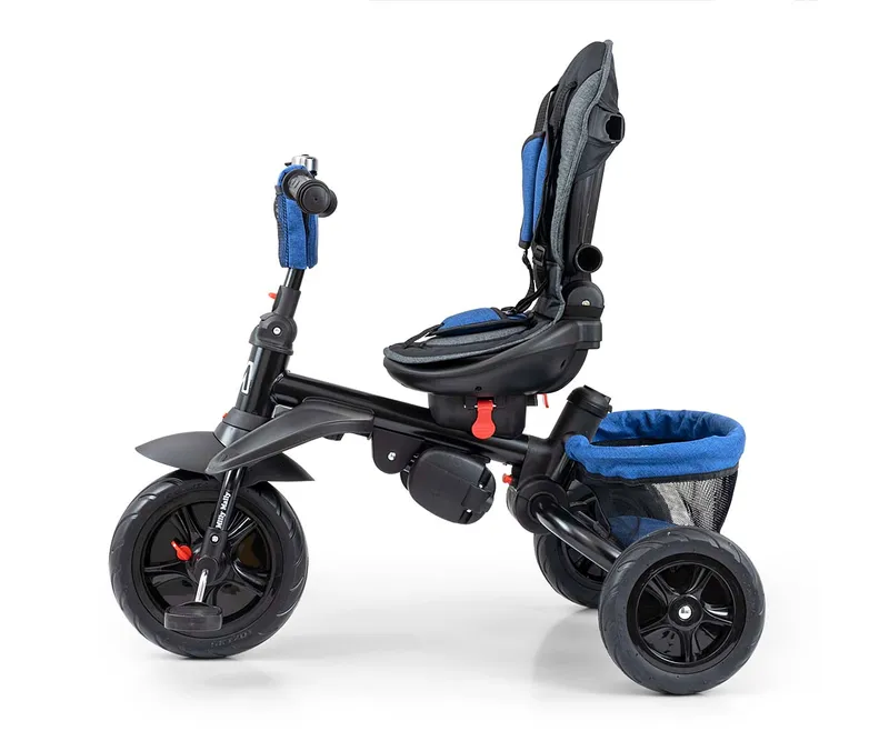Rowerek Trójkołowy Stanley Rubber Navy-Black MILLY MALLY